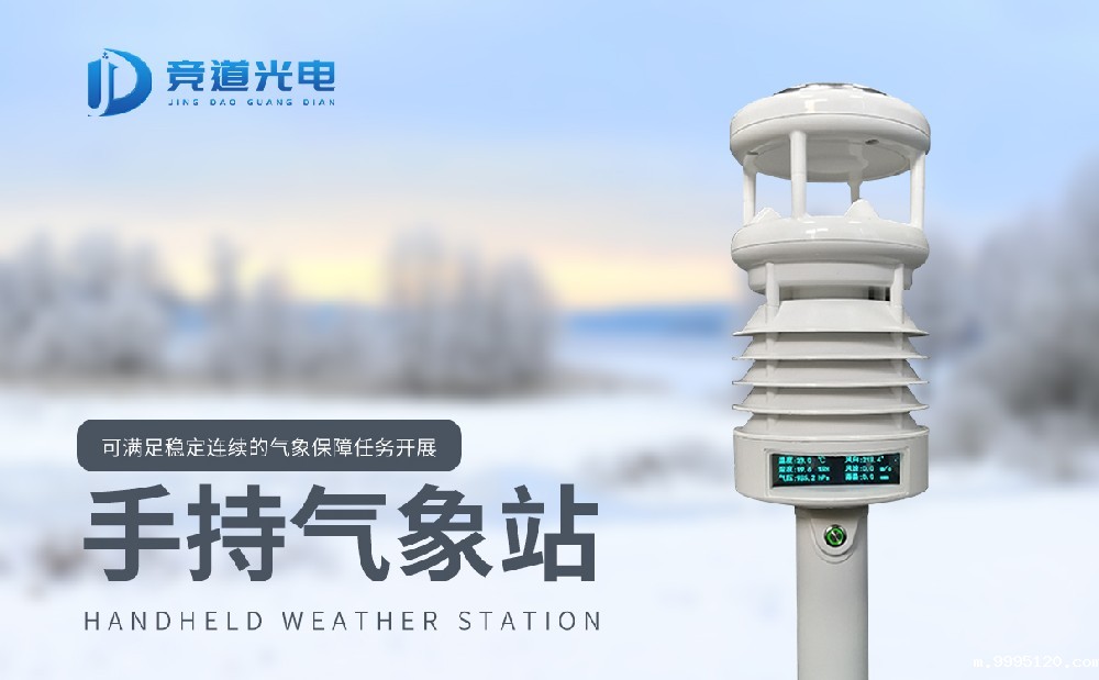有两种使用方法的手持气象站